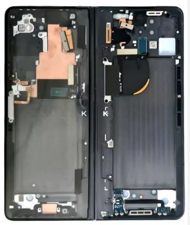 LCD-näyttö Samsung F946 Z Fold5 5G kosketusnäytöllä (sisäinen) Phantom Black alkuperäinen (käytetty Grade B)