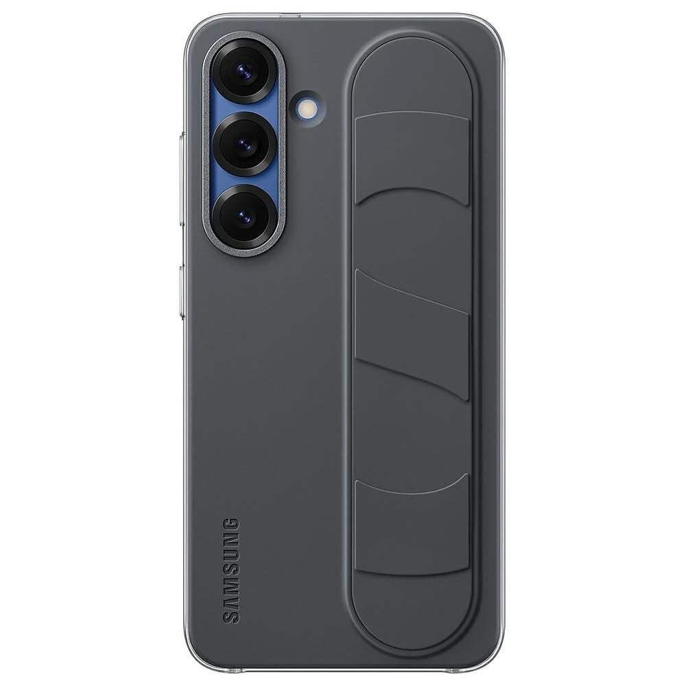 Samsung Standing Grip Case suojakuori, Samsung Galaxy S25, musta