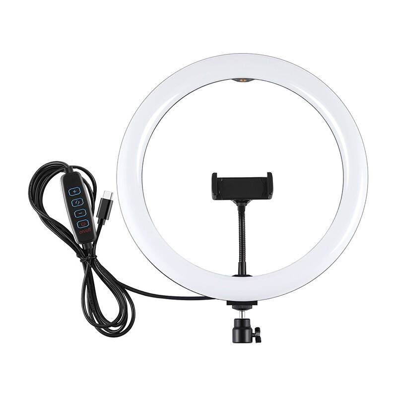 Rengasvalaisin puhelimen pidikkeellä PULUZ