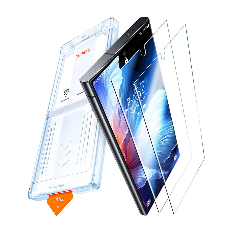 Karkaistu lasi Samsung S24 Torras Install Master -mallille