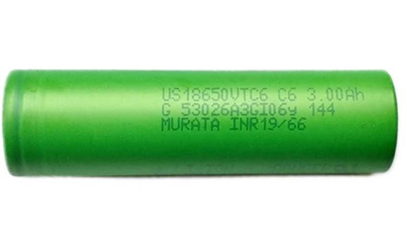 Litiumakku Murata US18650VTC6M (3120 mAh, 30 A)