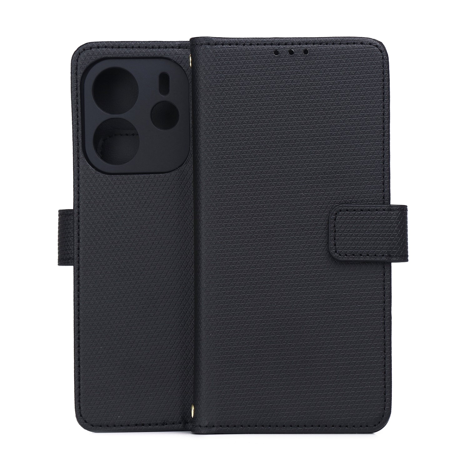 Smart Triangle kotelo Xiaomi Redmi Note 14 4G (Global) (164.84 x 78.15 x 8.16 mm) musta