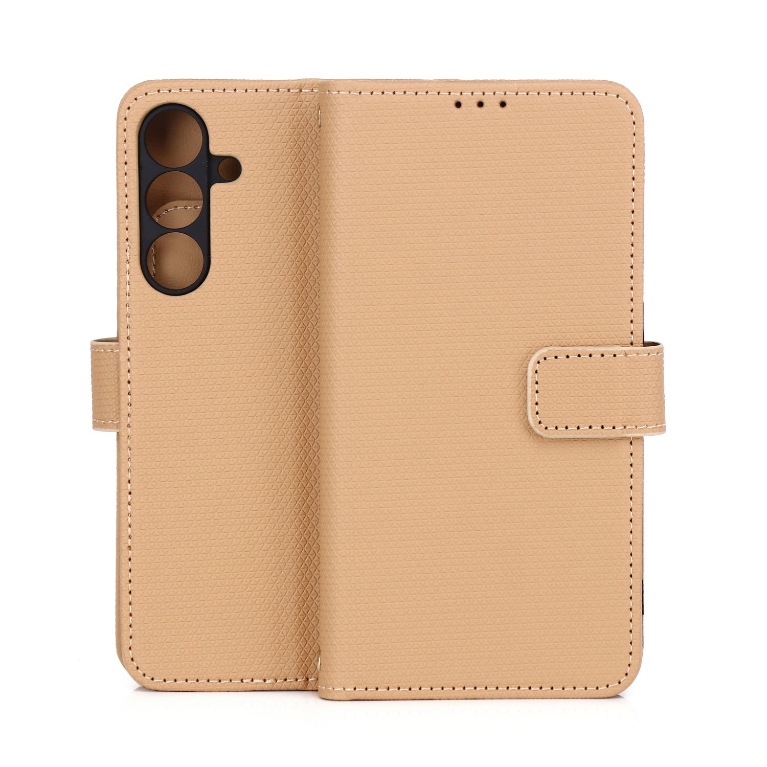Smart Triangle kotelo Samsung Galaxy S25 FE ruskea