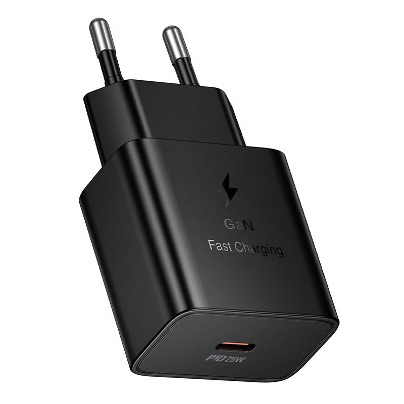 Puhelimen laturi Hoco USB C QC PD 25W N76 musta
