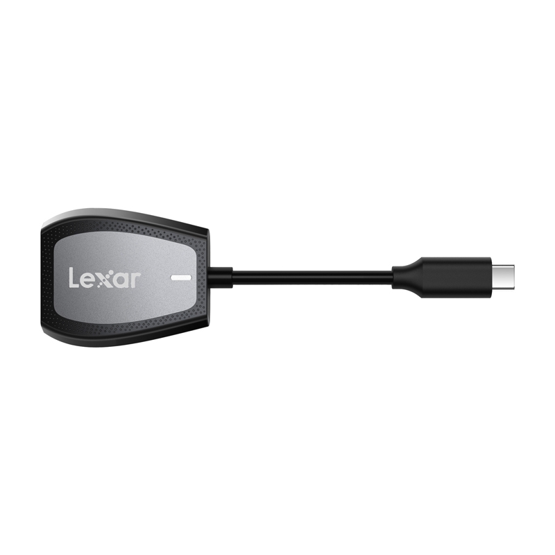 Lexar Dual-Slot SD/microSD-muistikortinlukija, USB-C