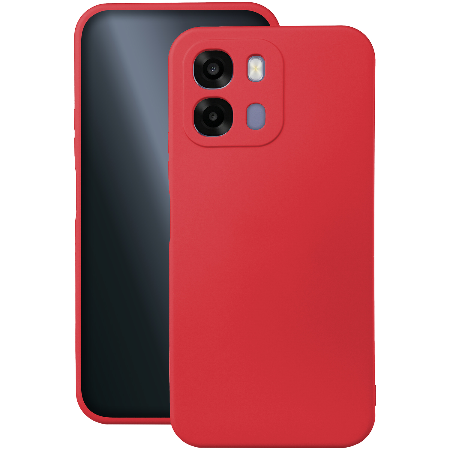 Silikonikotelo Oppo A6 4G / A6 5G / A6X 4G / A6X 5G / A6S 4G / A6S 5G Global punainen