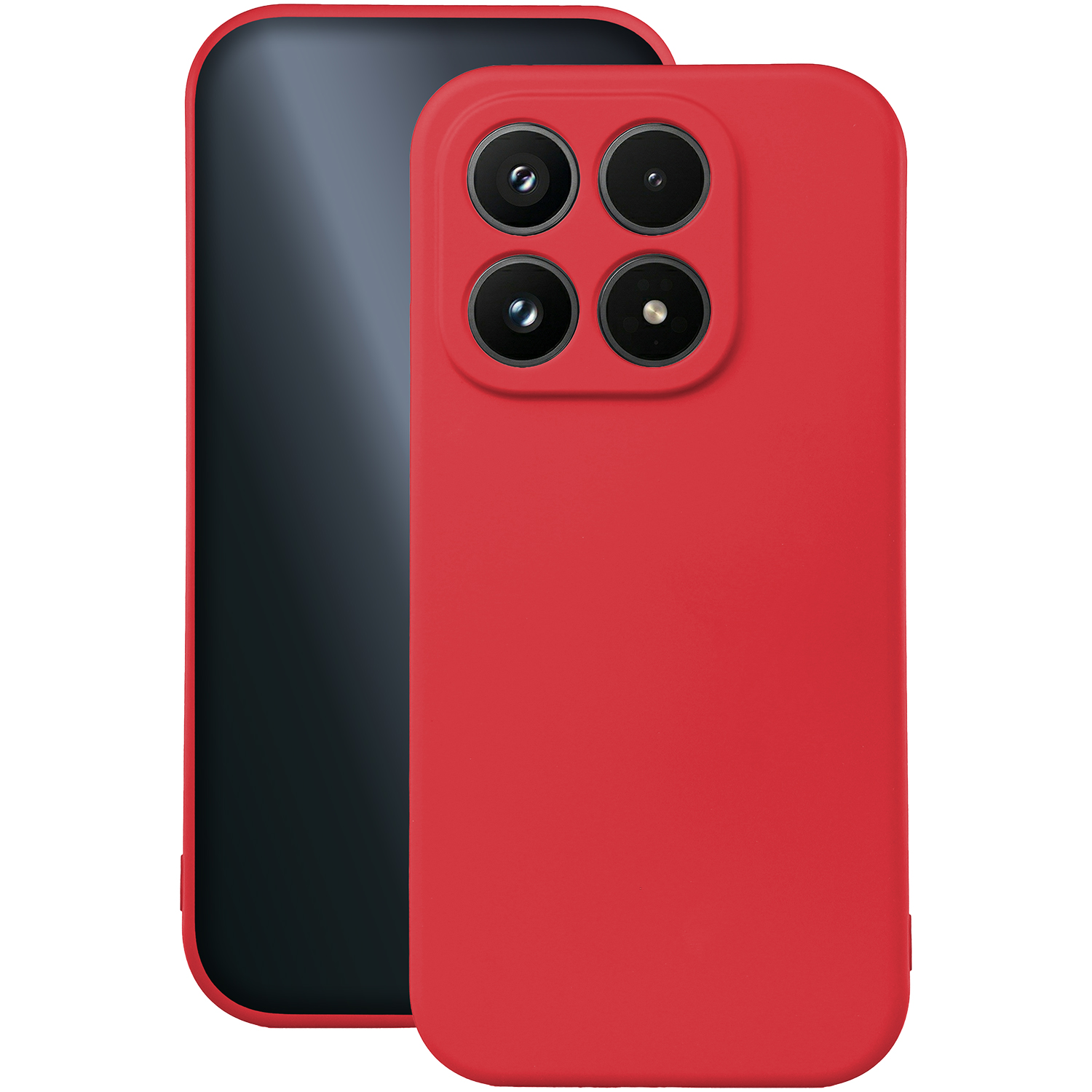 Silikonikotelo Xiaomi 17 punainen