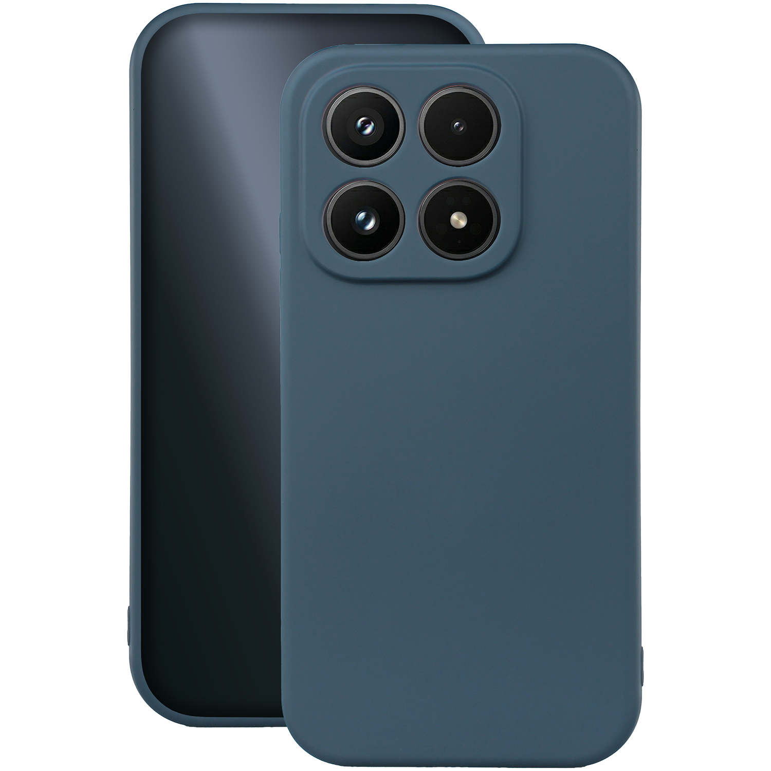 Silicon case for Xiaomi 17 dark blue
