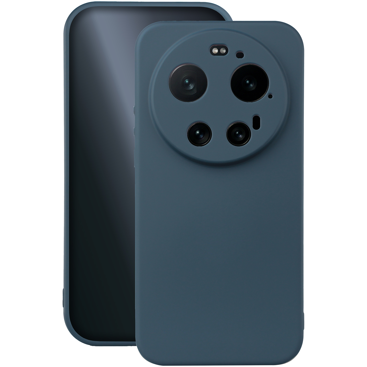 Silikonikotelo Xiaomi 17 Ultra tummansininen
