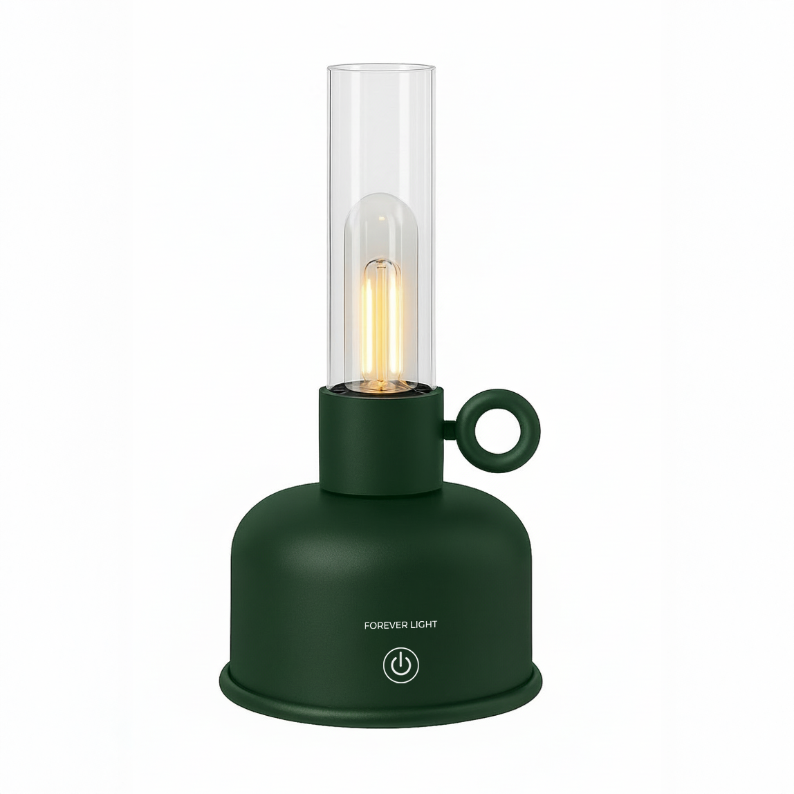 Forever Light Vintage Petroleum LED-lamppu FLR-04 pullonvihreä