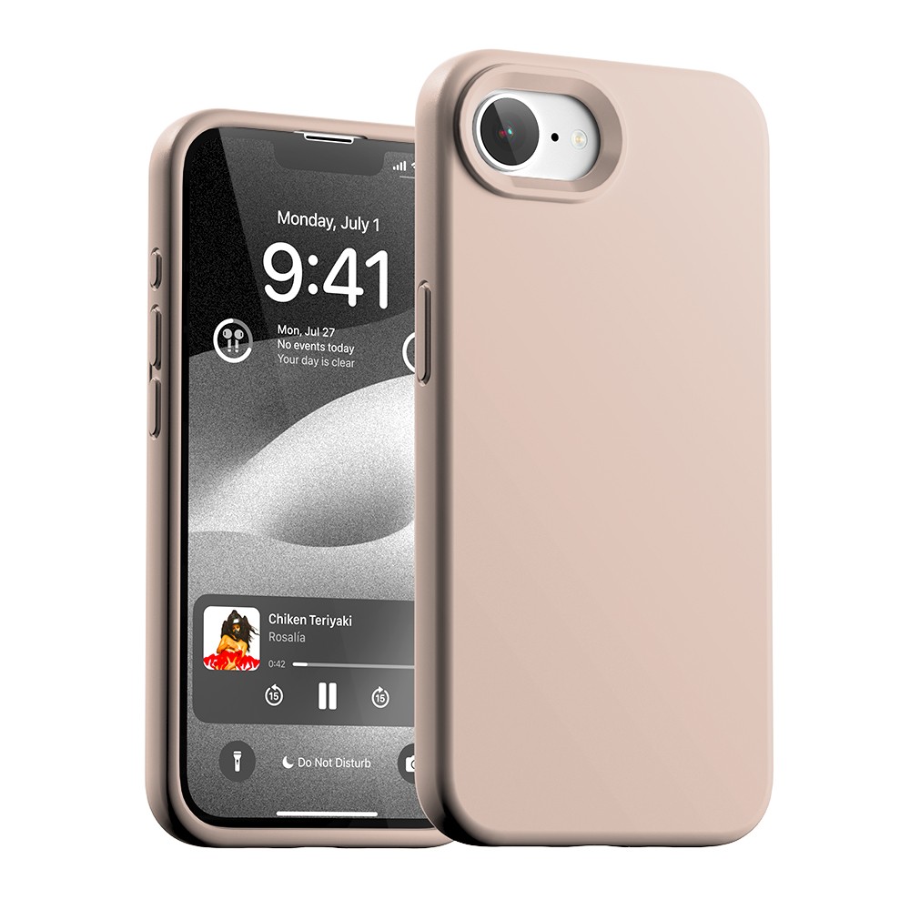 Case Mercury Pure Magsafe Silicon Case Apple iPhone 16e/17e pink sand