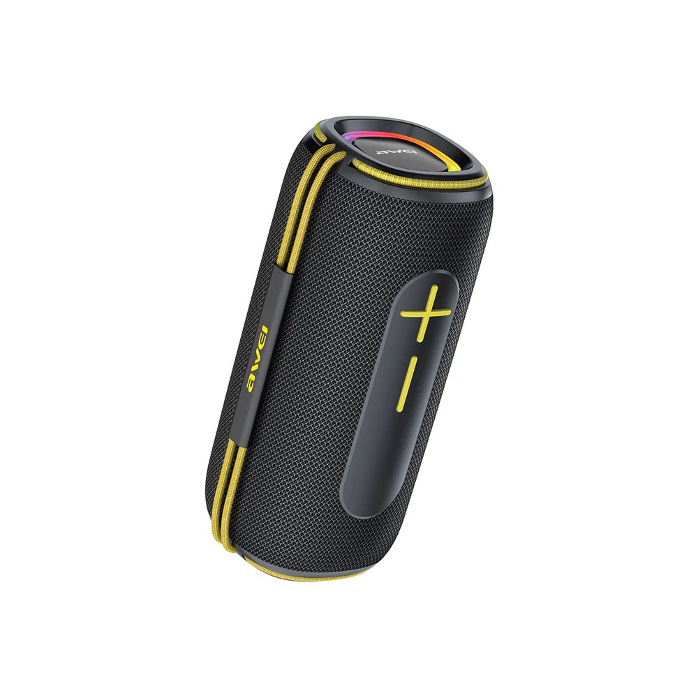 Kannettava Bluetooth-kaiutin Awei KA5 20W musta-keltainen