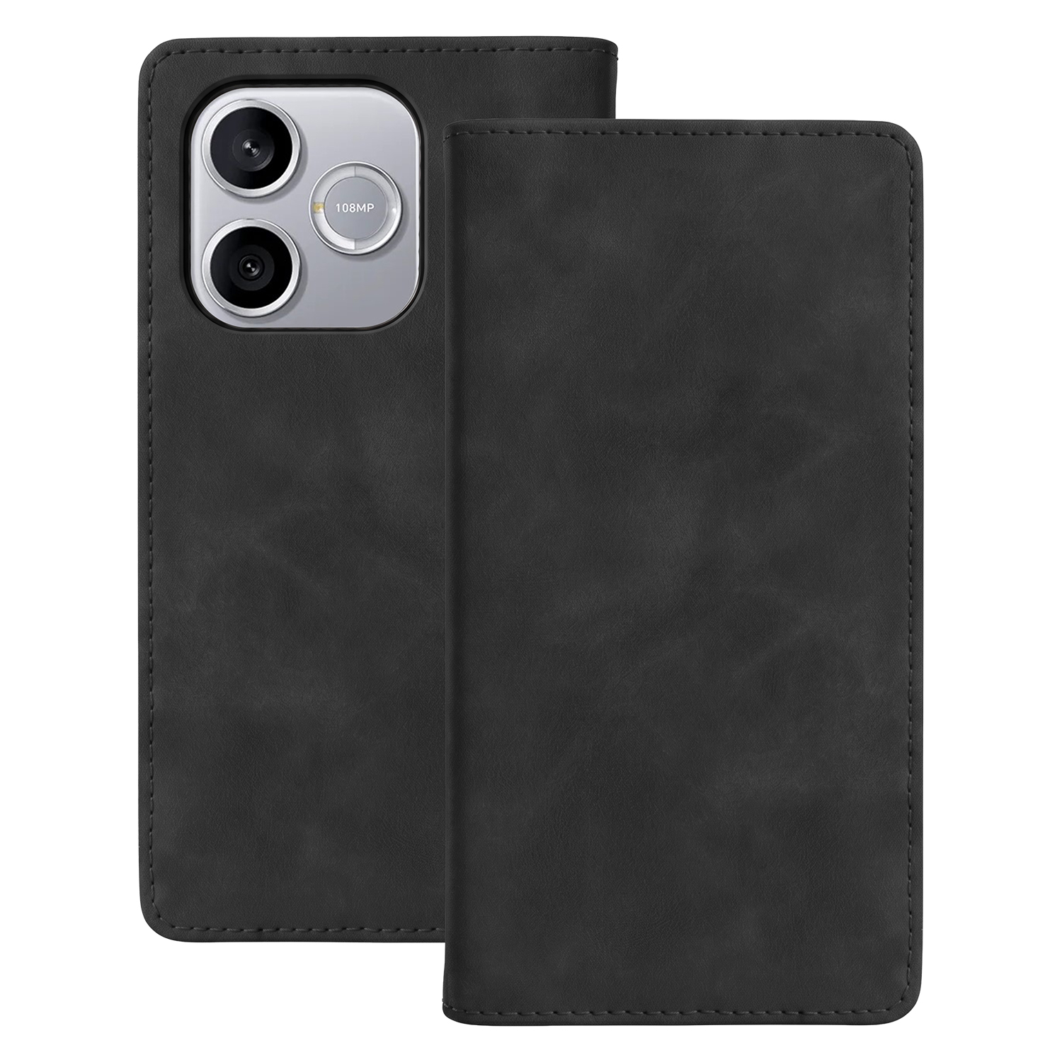 Smart Suede kuori Honor 600 lite musta
