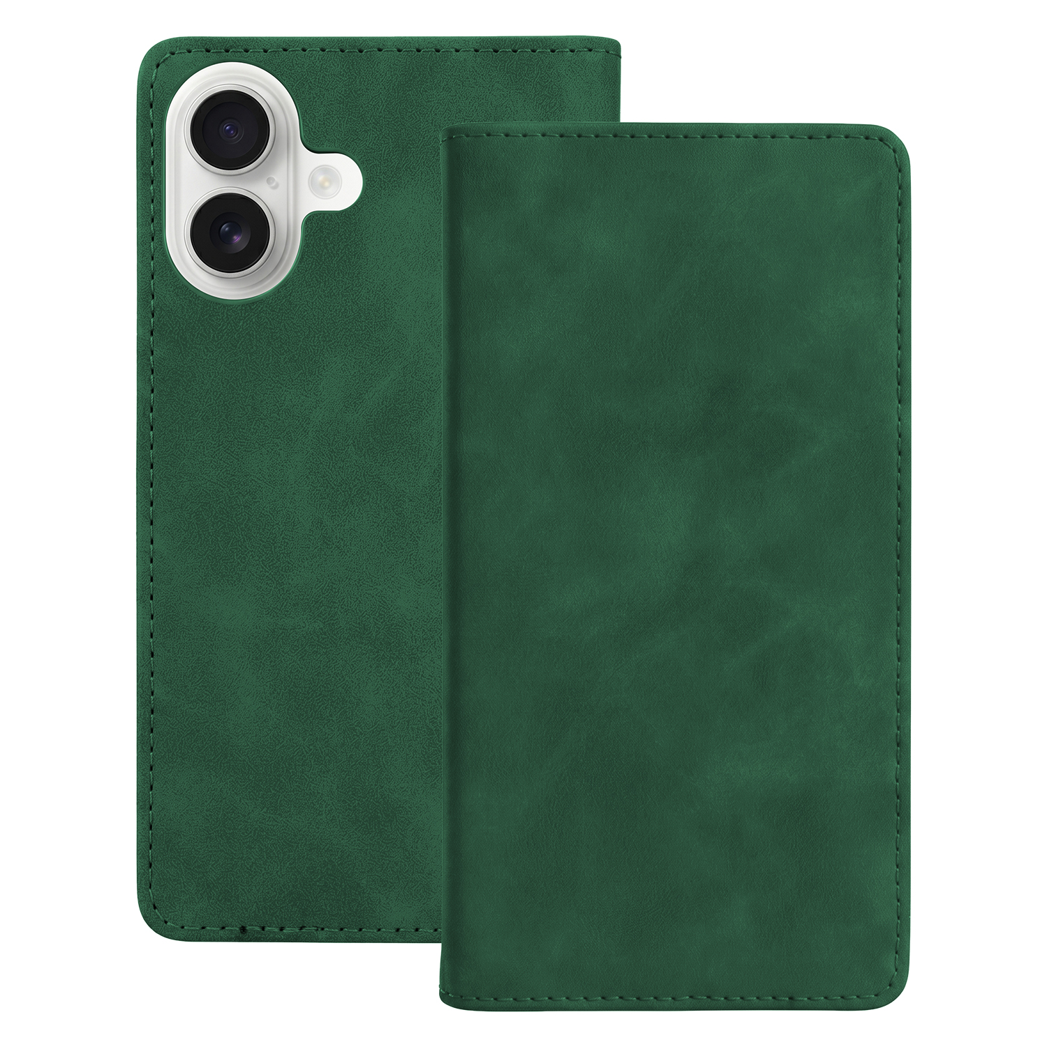 Smart Suede -kuori mallille iPhone 17 6,3", vihreä
