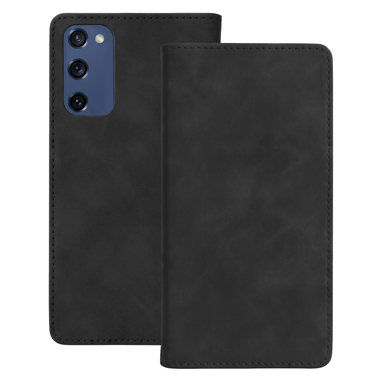 Smart Suede -kuori Samsung Galaxy S20 FE / S20 Lite / S20 FE 5G musta