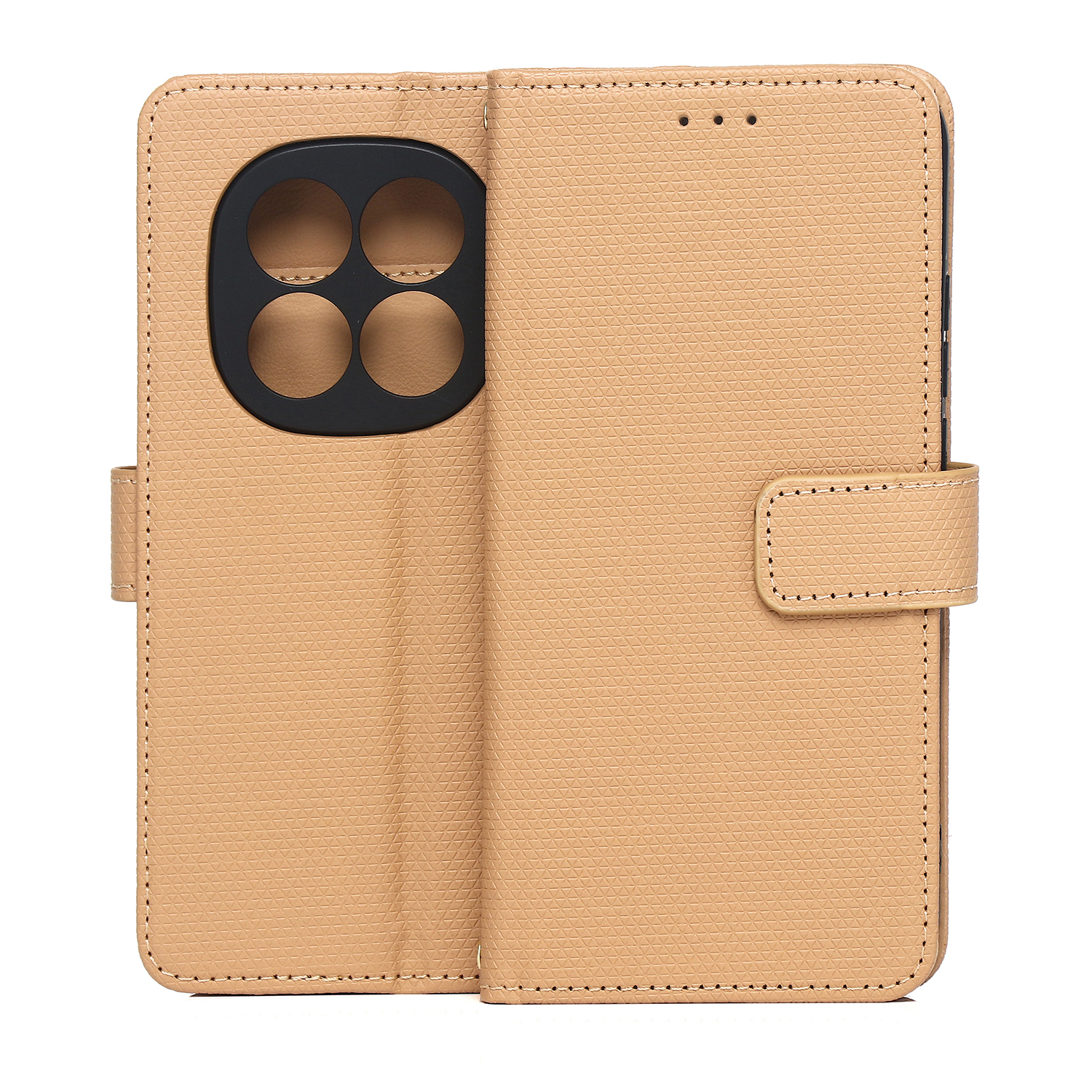 Smart Triangle kotelo Xiaomi Redmi Note 15 Pro Plus 5G ruskea