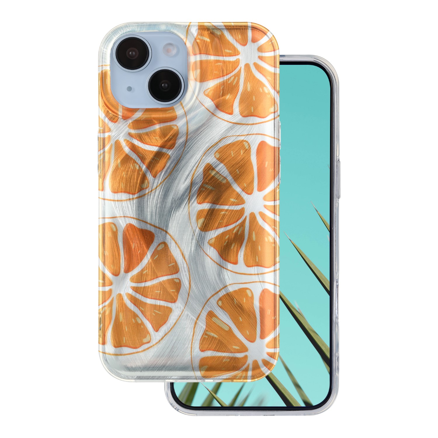 Ultra Trendy Summer suojakuori iPhone 13 6,1" oranssi