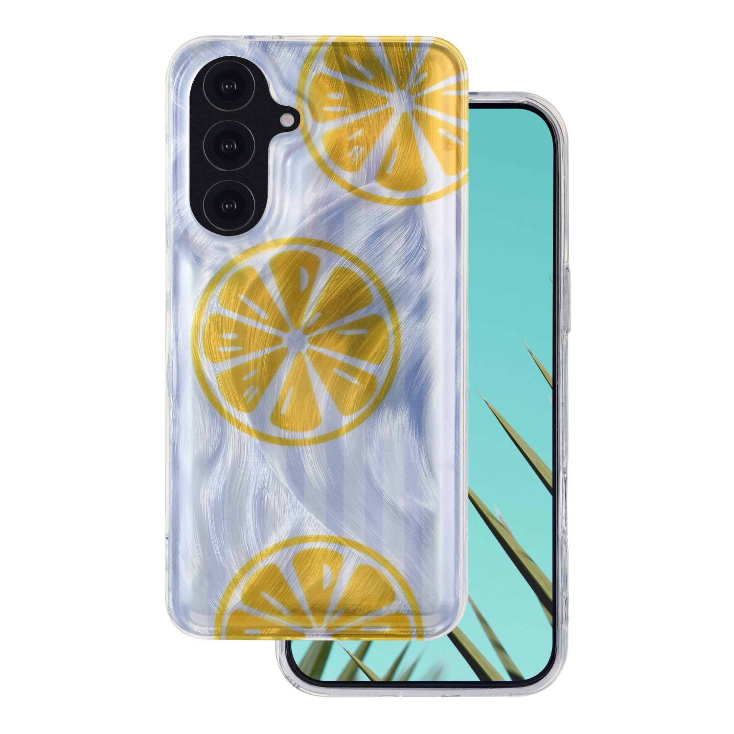 Ultra Trendy Summer suojakuori Samsung Galaxy S24 / S25 sitruuna