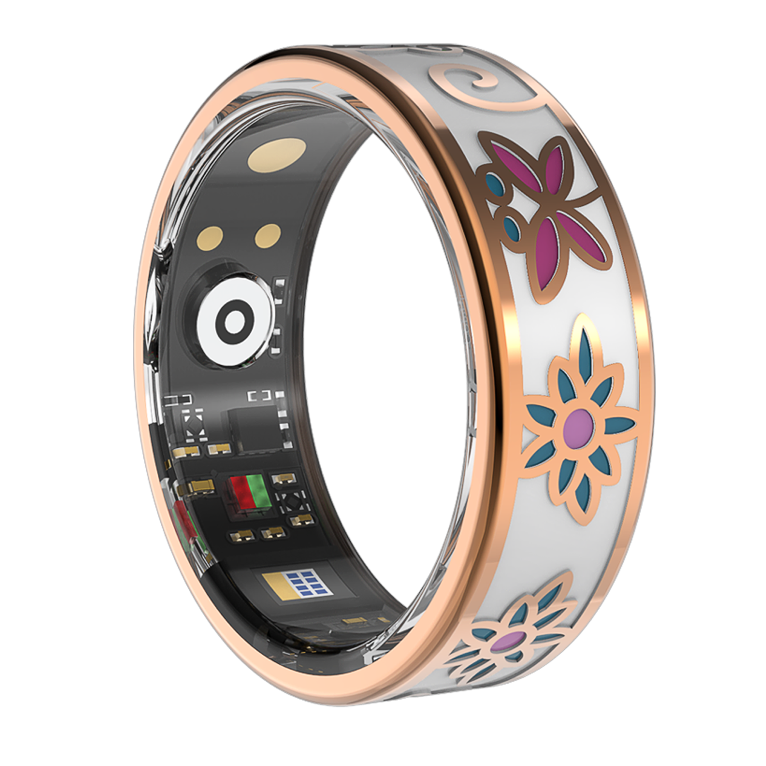 Forever Smartring Botanical SR-101 ruusukulta koko 8