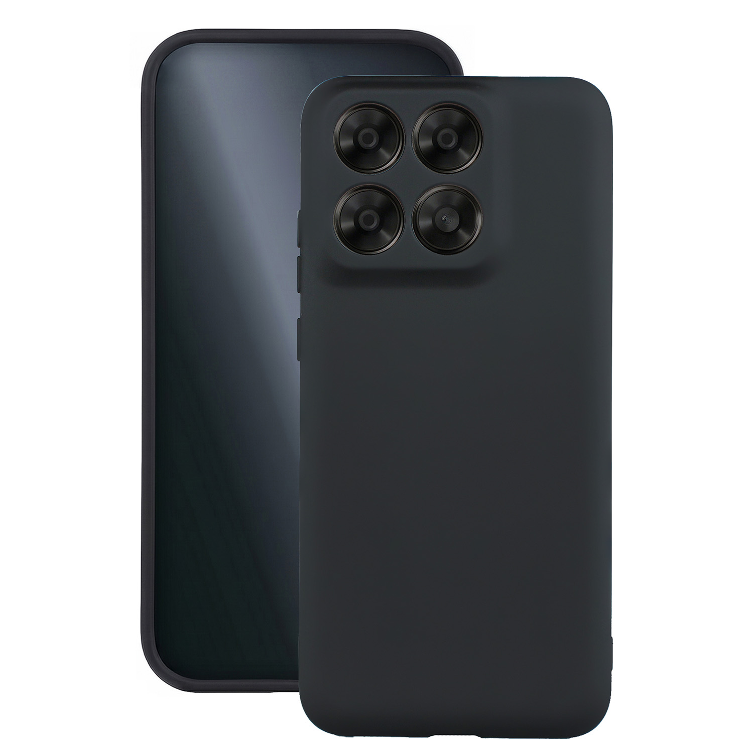 Silicon case for Motorola Edge 70 Fusion black