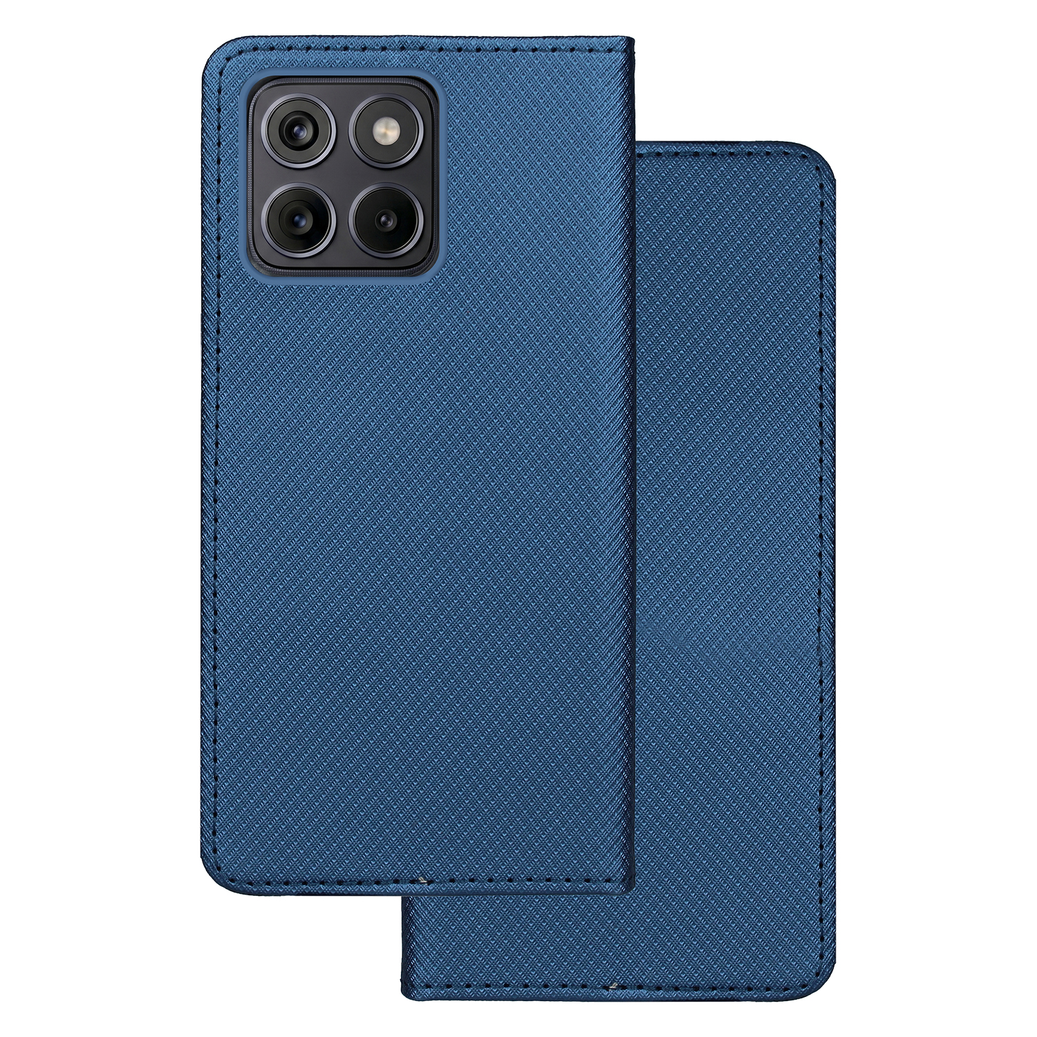 Smart Magnet case for Motorola Edge 70 Fusion navy blue