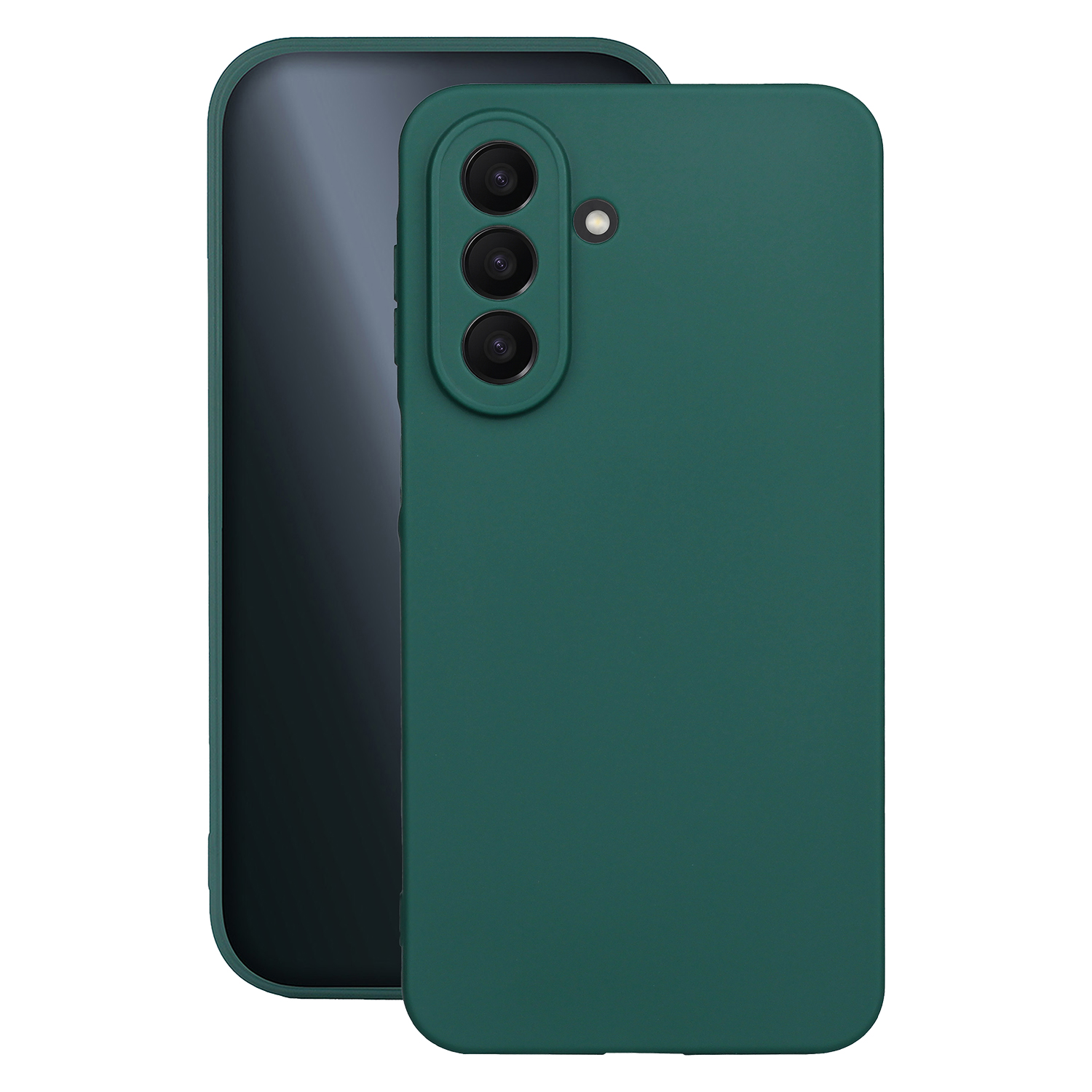 Matta TPU suojakuori Samsung Galaxy A27 5G metsänvihreä