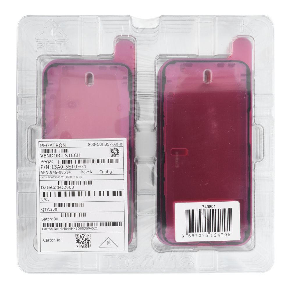ServicePack-tarrakalvot iPhone 13:lle (200 kpl:n pakkaus)