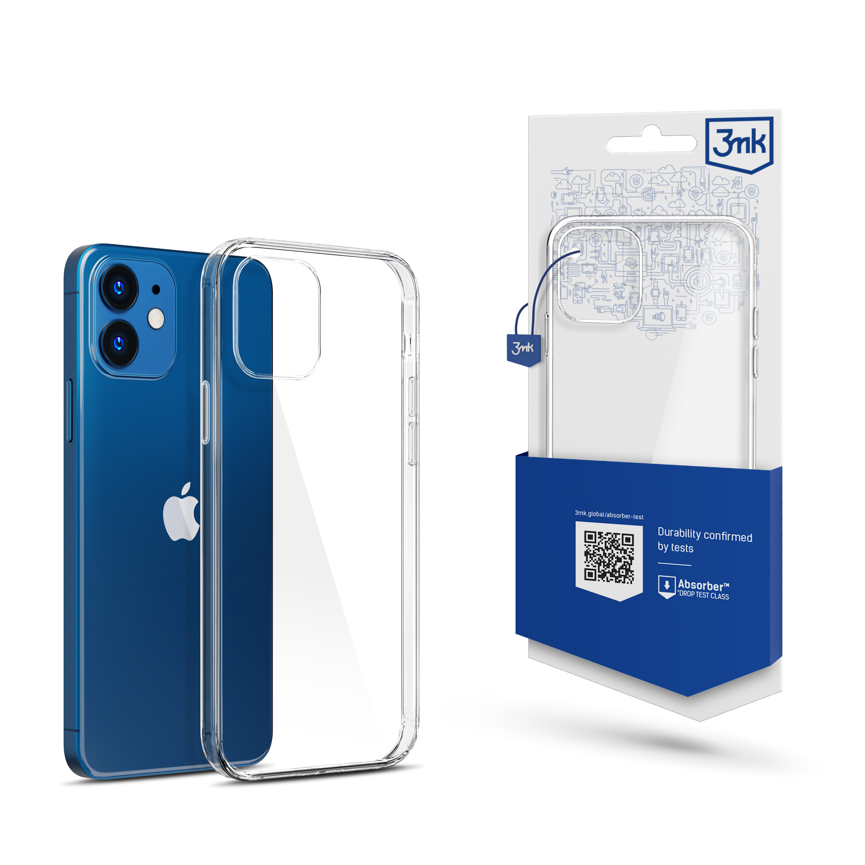 Apple iPhone 12 Mini - 3mk kirkas kotelo