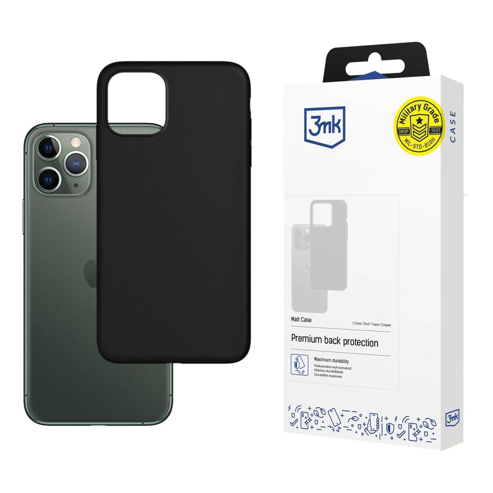 Apple iPhone 12/12 Pro - 3mk Matt Case musta