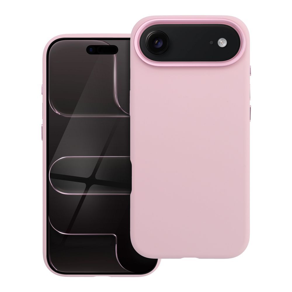 Suojakuori iPhone 17 AIR:lle Forcell F-Protect Frame Premium yhteensopiva MagSafen kanssa vaaleanpunainen