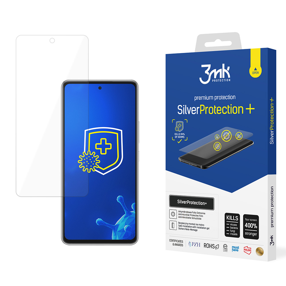 3MK Silver Protect + Sam A53 5G A536 Märkäasennettava antimikrobinen kalvo