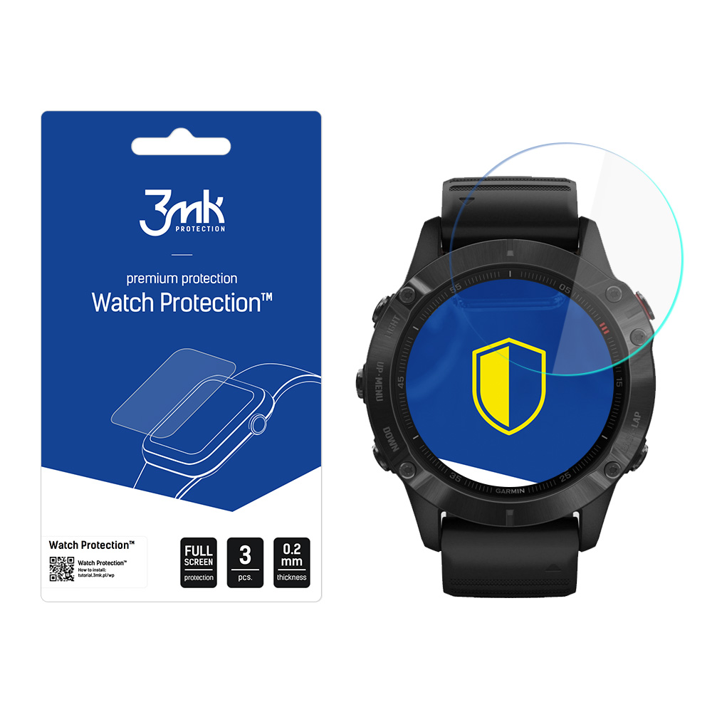 Garmin Fenix 6 Pro - 3mk Watch Protection™ v. FlexibleGlass Lite - FlexibleGlass Lite