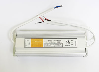 Virtalähde 48V, 2A, 100W, IP67
