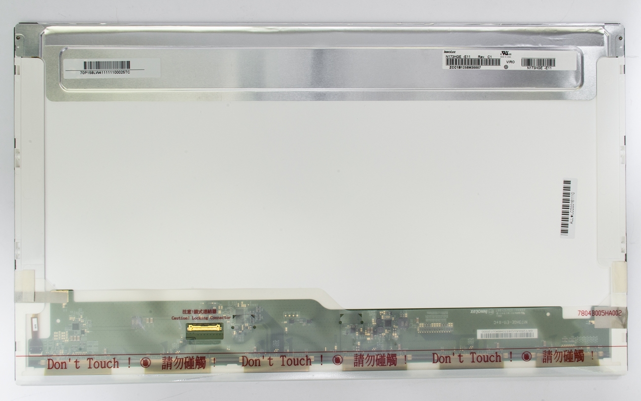 Kannettavan tietokoneen LCD-näyttö 17,3" 1920 x 1080 FULL HD, LED, matta, 30pin (vasen) EDP, A+