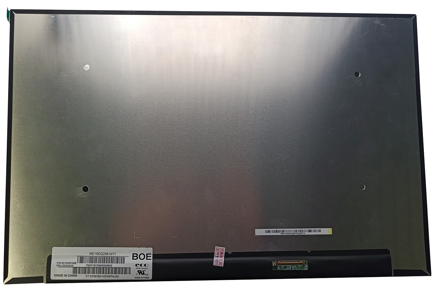 LCD-näyttö 16,0 tuumaa, 2560x1600 WQXGA, 165 Hz, WLED, SLIM, mattapintainen, 40-napainen (oikealla), A+