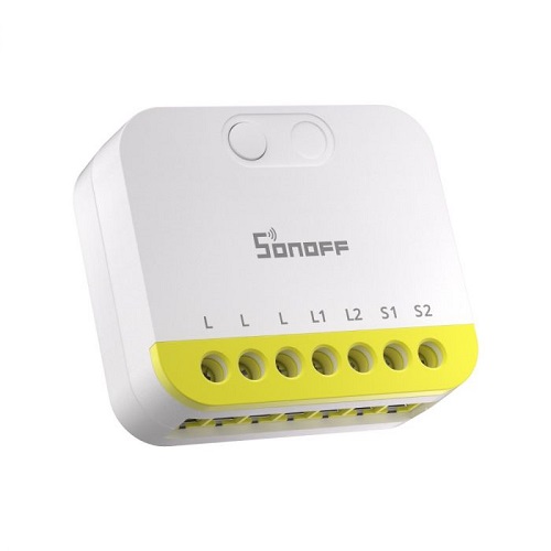 Kaksikanavainen minivaihdin ilman N Sonoff MINI-ZB2GS-L ZigBee