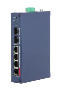 Kytkin Dahua CHS4206-4ET-90 Hallittava L2 Pöytä 4xRJ-45-porttia Fast Ethernet (10/100) 4xFast Ethernet -porttia PoE-budjetti 90 W