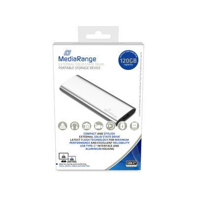 Ulkoinen SSD MediaRange MR1100 Lukunopeus 450 MB/s Kirjoitusnopeus 420 MB/s M.2 NVMe 120 GB