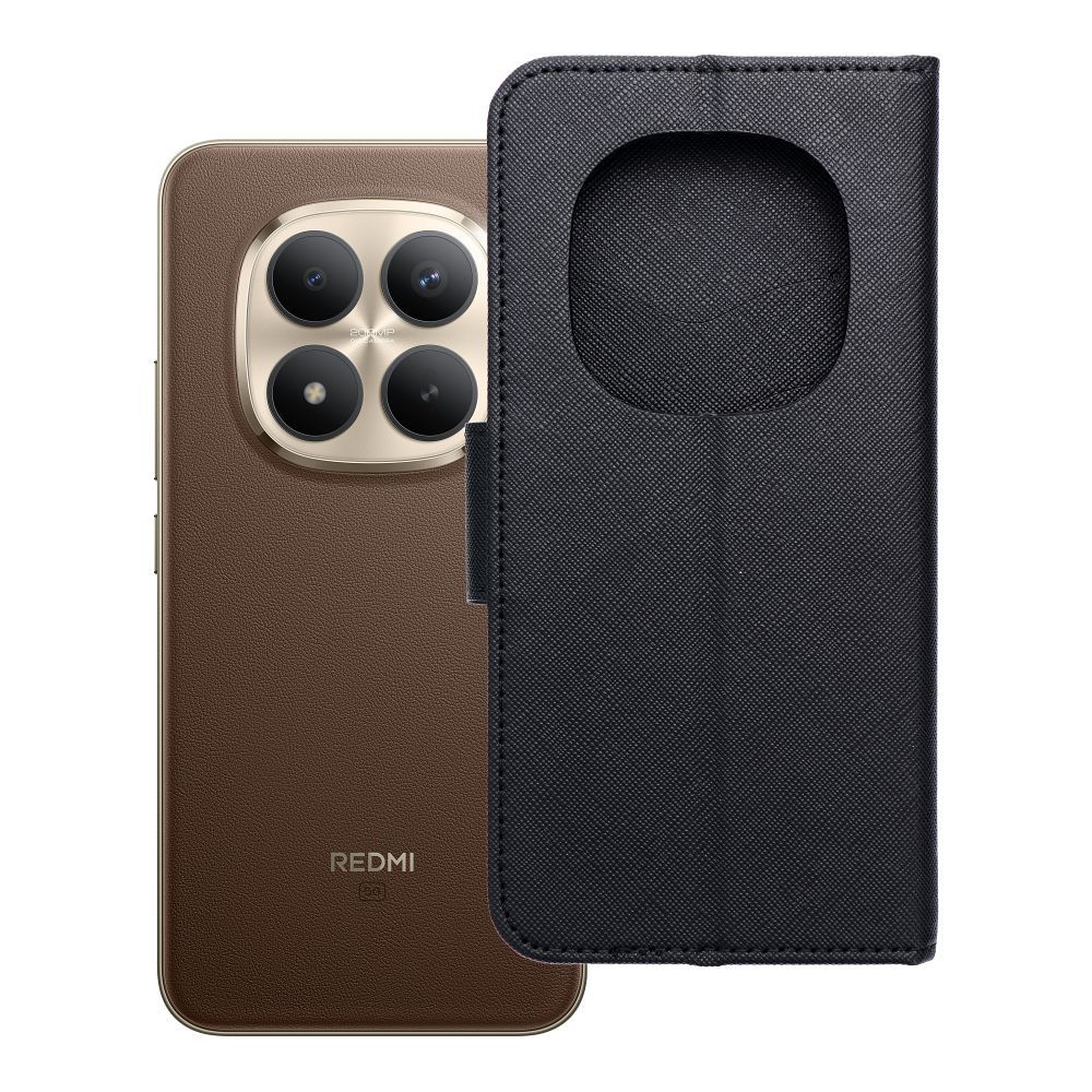 Fancy Book läppäsuojakuori Xiaomi Redmi Note 15 Pro Plus 5G musta