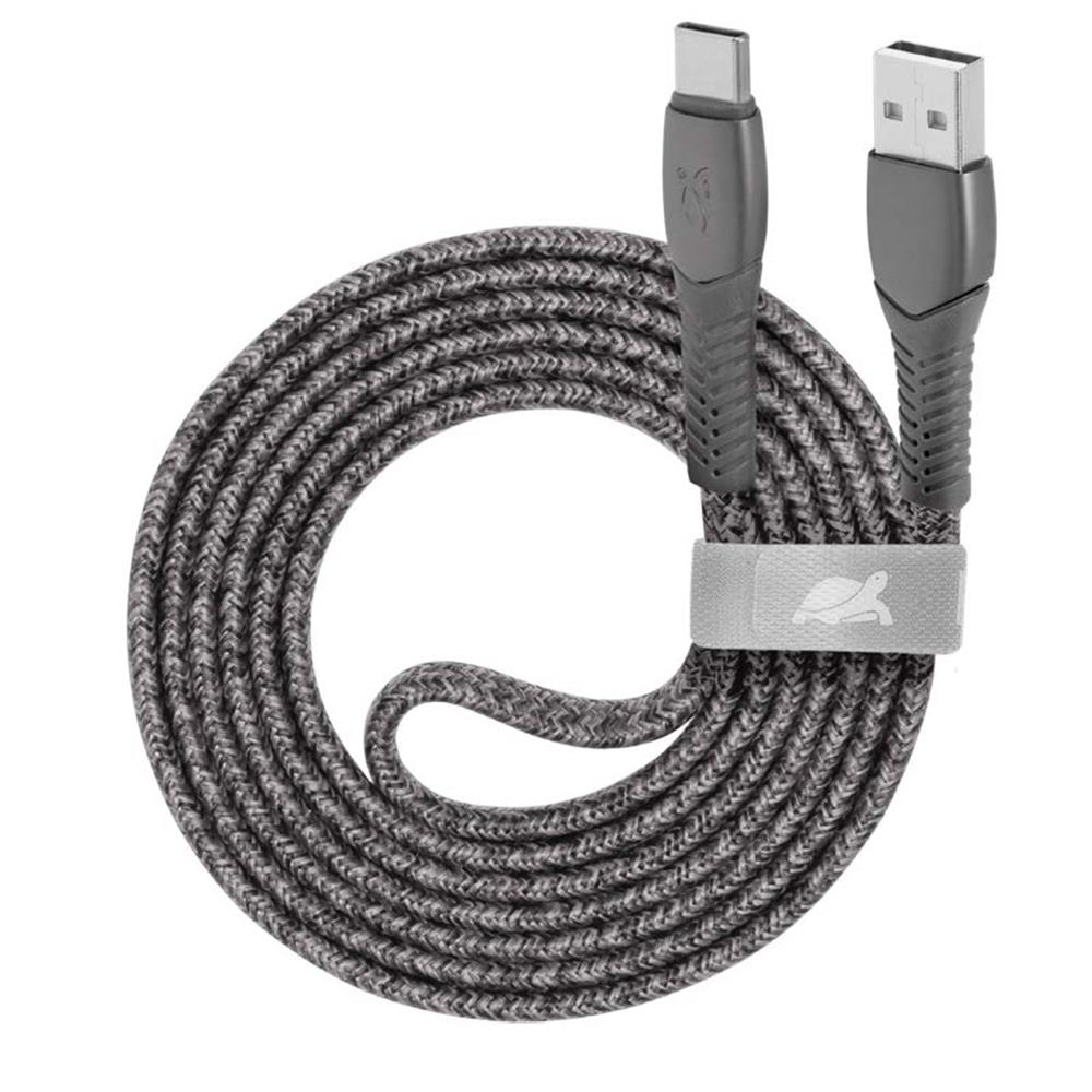 Kaapeli USB-C - USB 2.0 1,2m harmaa PS6102 GR12 Rivacase