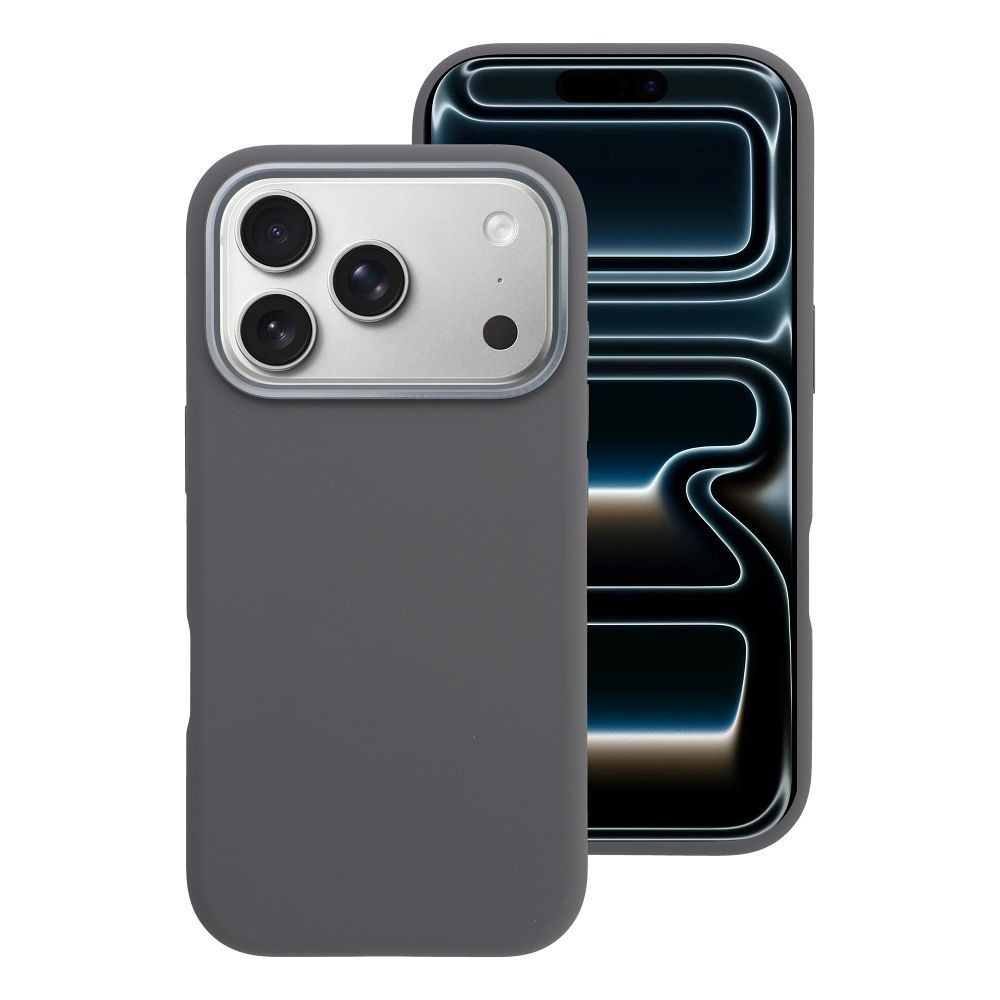 Suojakuori iPhone 17 PRO:lle Forcell F-Protect Frame Premium yhteensopiva MagSafen kanssa harmaa