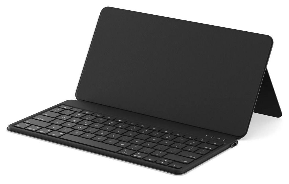 Langaton näppäimistö telineellä älypuhelimelle/tabletille QWERTY Satechi OntheGo musta