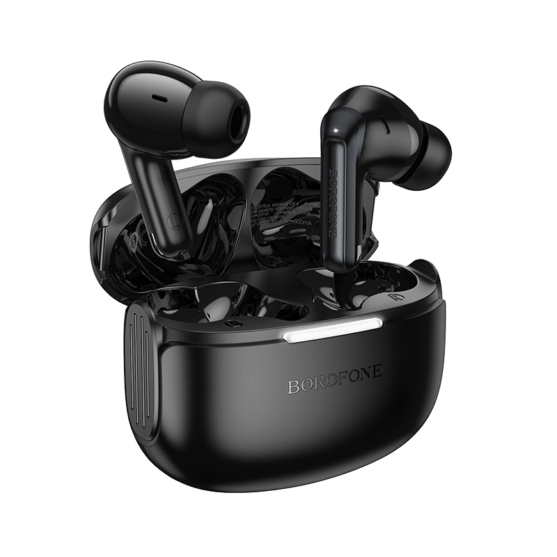 Borofone TWS Bluetooth kuulokkeet FQ9 Plus Peaceful ANC+ENC musta