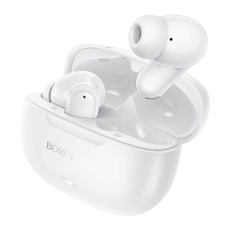 Borofone TWS Bluetooth kuulokkeet BW96 Mellow valkoinen