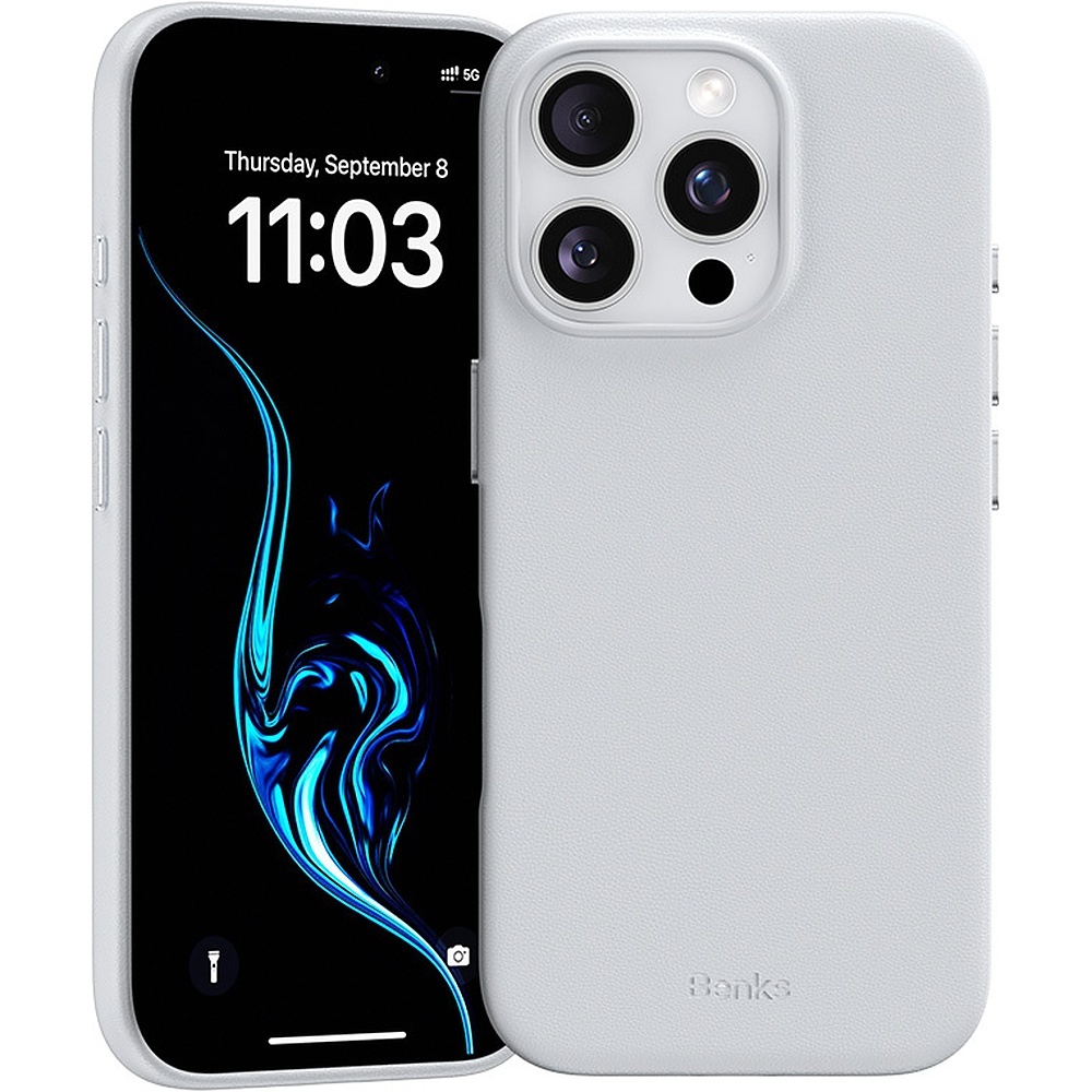 Benks Magneettinen Vita Pro silikoninen suojakuori iPhone 16 Pro Max:lle harmaa