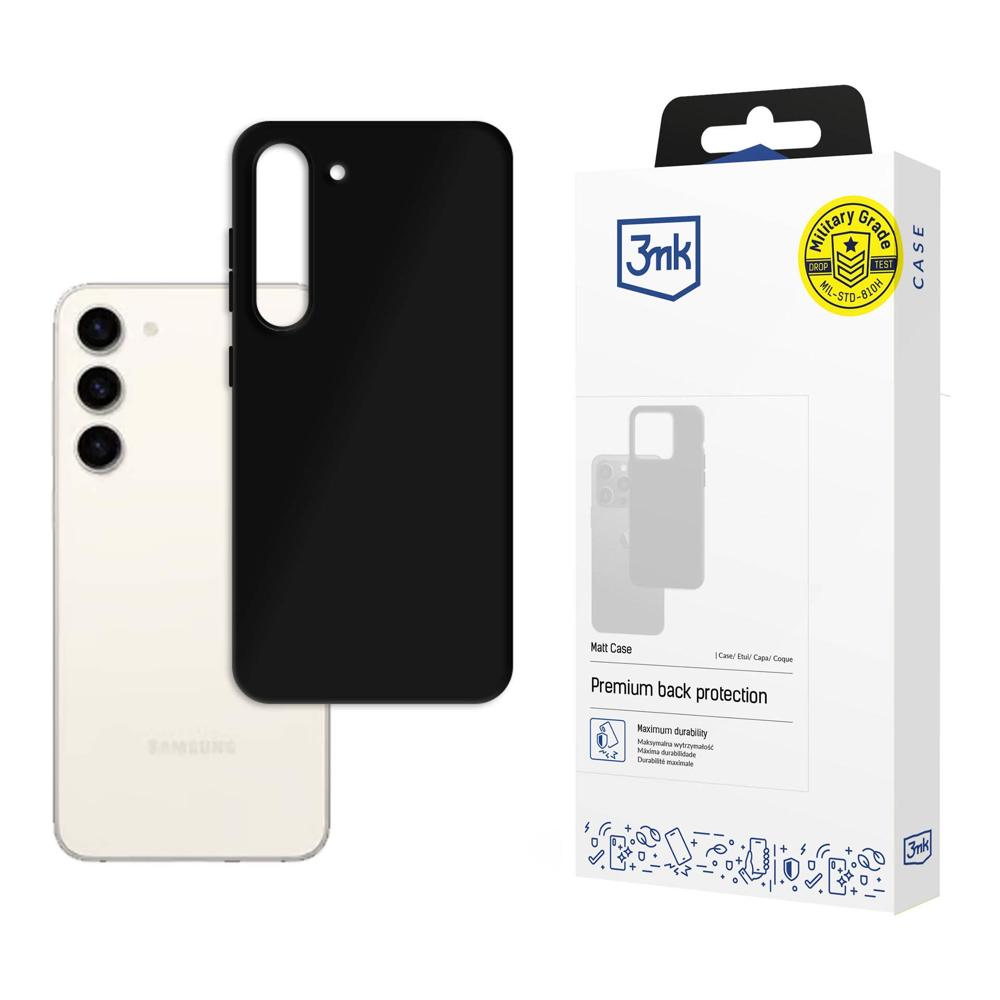 Samsung Galaxy S23 5G - 3mk Matt Case musta