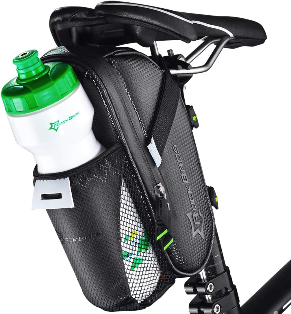 Rockbros C7-1 vedenpitävä polkupyörälaukku satulakiinnityksellä, 1.5l - musta