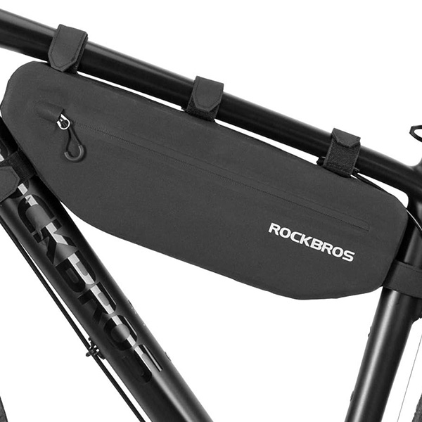 Rockbros AS-043 Velcro-polkupyörälaukku, 3l - musta