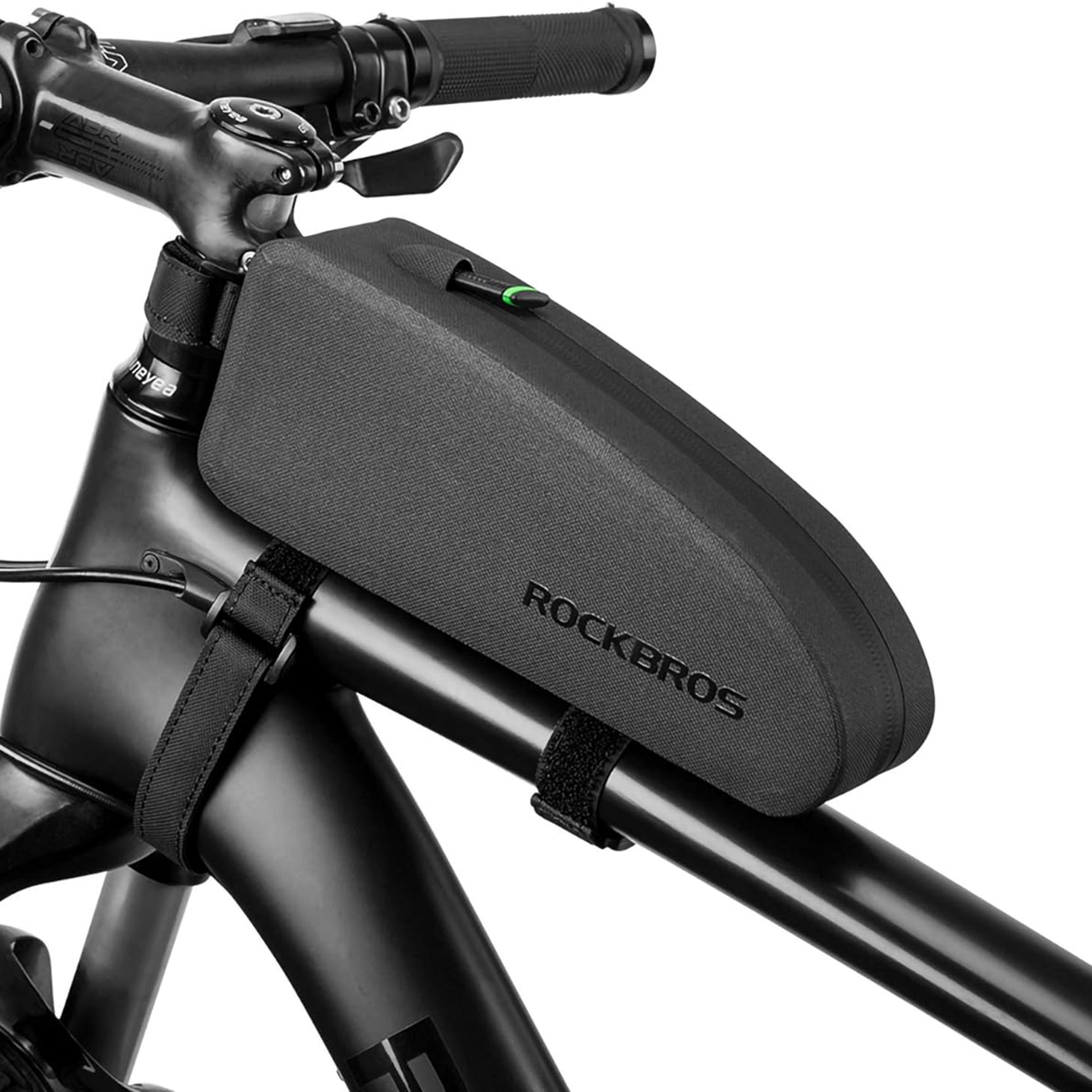 Rockbros AS-019 vedenpitävä pyörän runkolaukku 1.5 l - musta