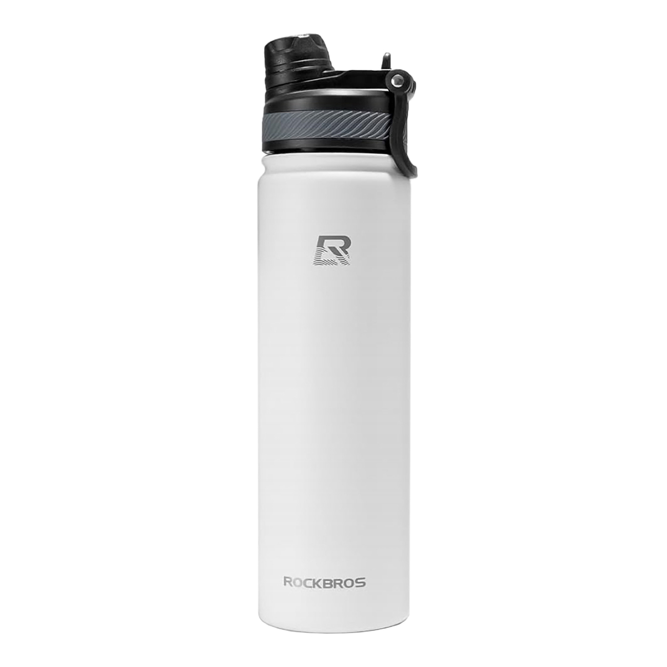 Rockbros 35210029006 lämpöeristetty pyöräjuomapullo 650 ml - valkoinen